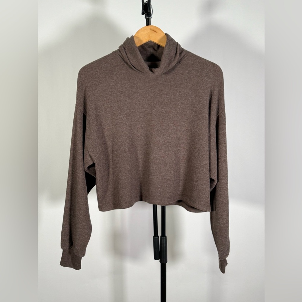 Madewell Brushed Jersey Funnelneck Sweater - Picture 7 of 10